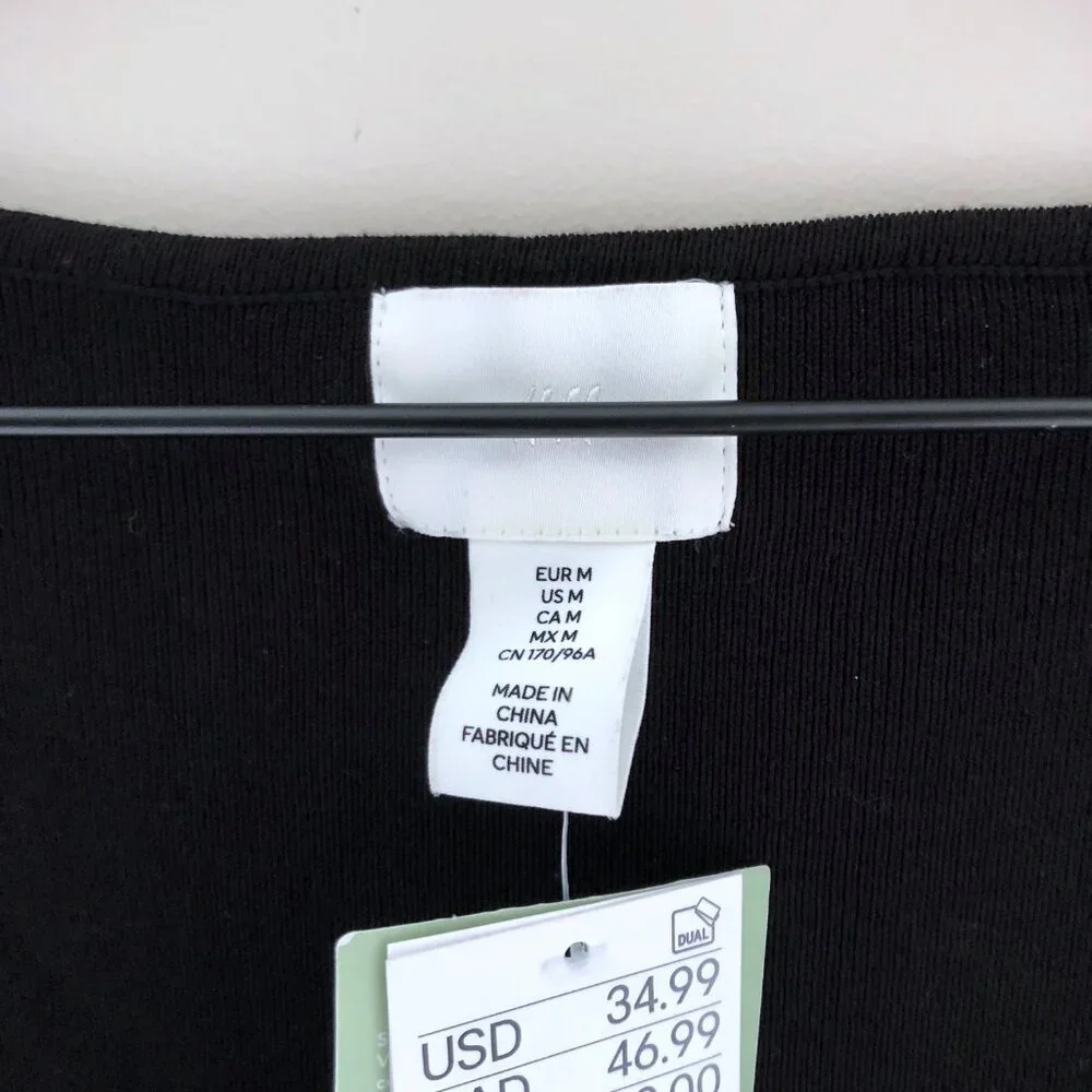 NWT H&M Bead Detail Knit Top - Picture 2 of 5